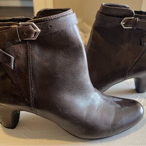 Sam Edelman Dark Brown Ankle Booties